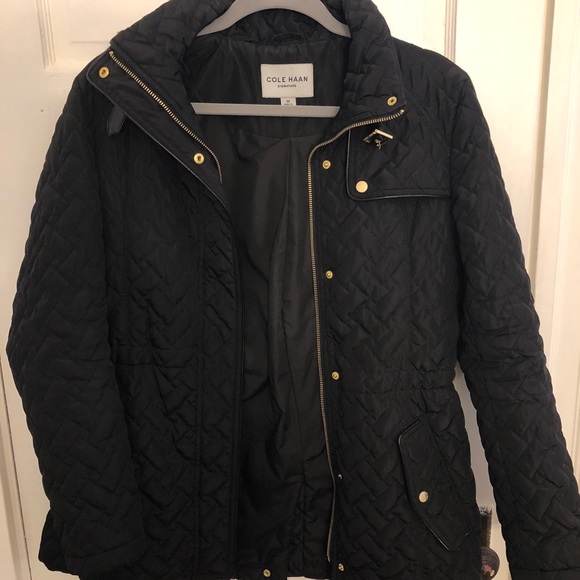 Classy black Cole Hann jacket - Picture 7 of 12